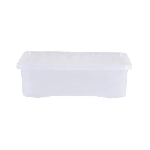 5-Piece Underbed Storage Boxes - Clear, Plastic