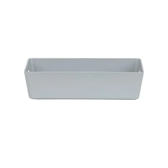 Set of 4 Storage Baskets with Handles - Grey