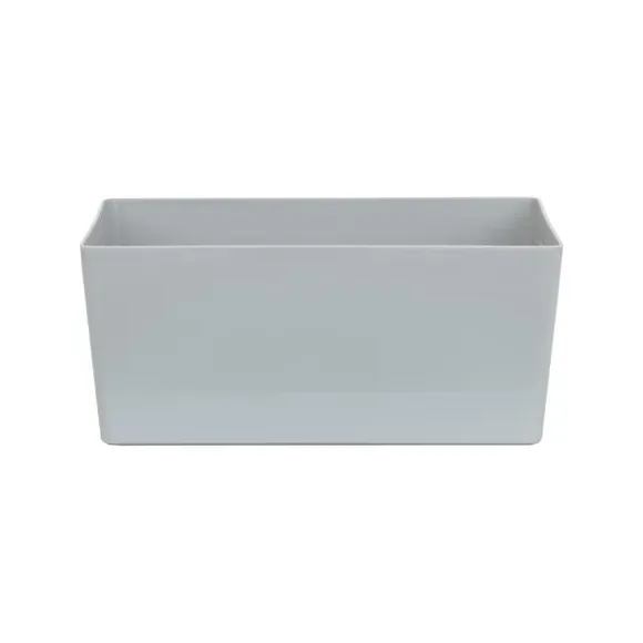 Set of 4 Storage Baskets with Handles - Grey