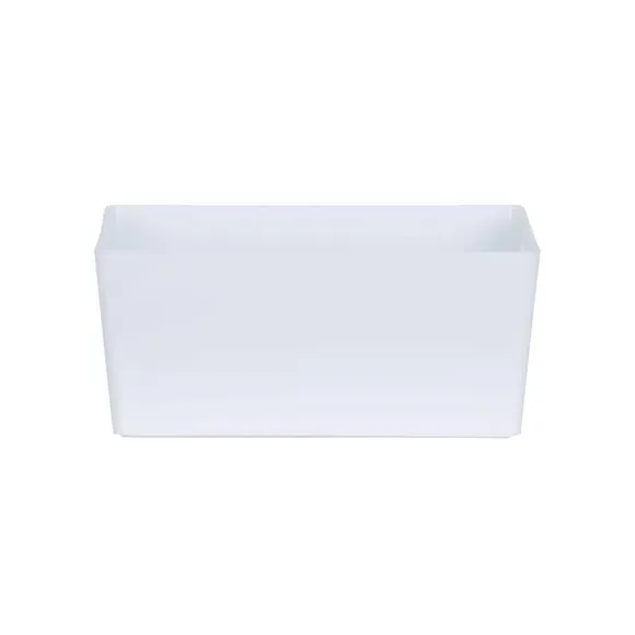 Set of 4 Storage Baskets with Handles - White