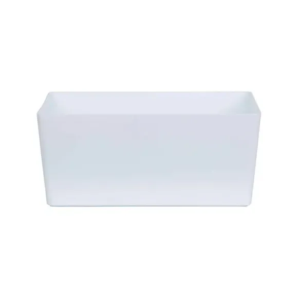 Set of 4 Storage Baskets with Handles - White