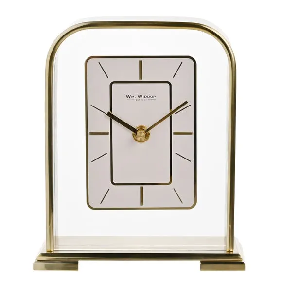 Arched Mantel Clock - Gold, Metal image