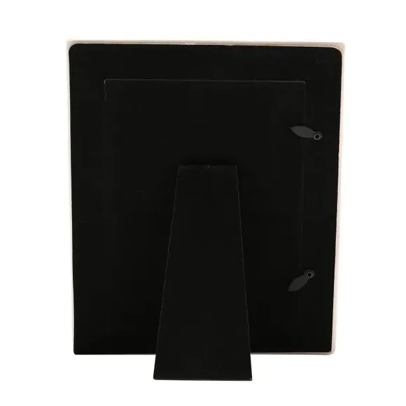 Ceramic Photo Frame with Paw Prints - White