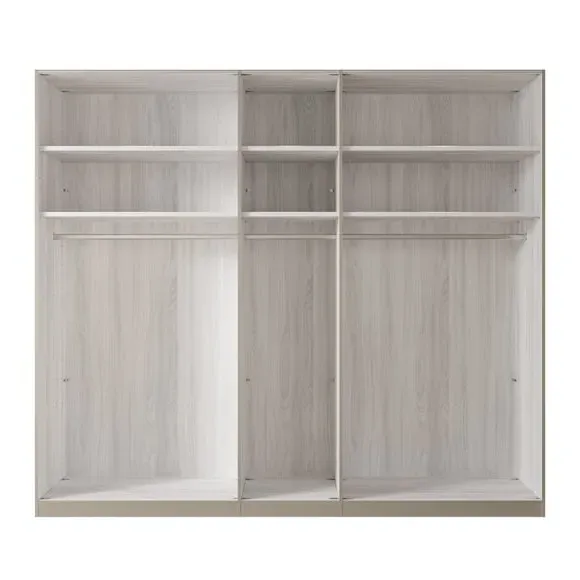 5-Door Wardrobe with Damped Hinges - Pebble