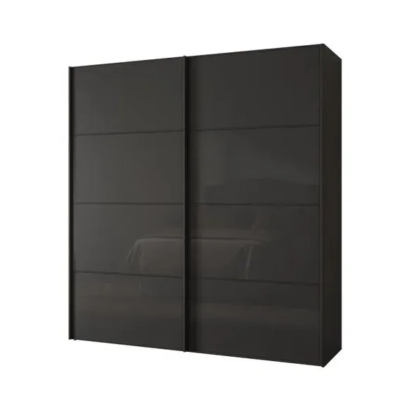 Sliding Wardrobe with Soft-Close Doors - Graphite