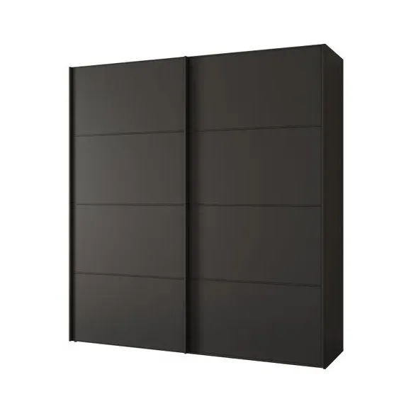 Sliding Wardrobe with Soft-Close Doors - Graphite