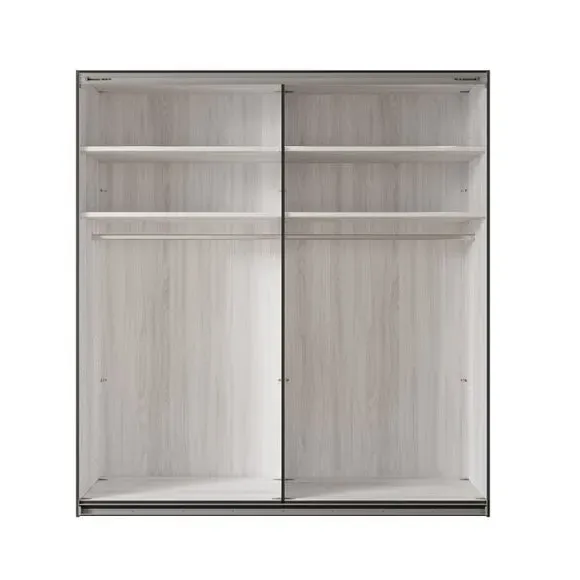 Sliding Wardrobe with Soft-Close Doors - Graphite