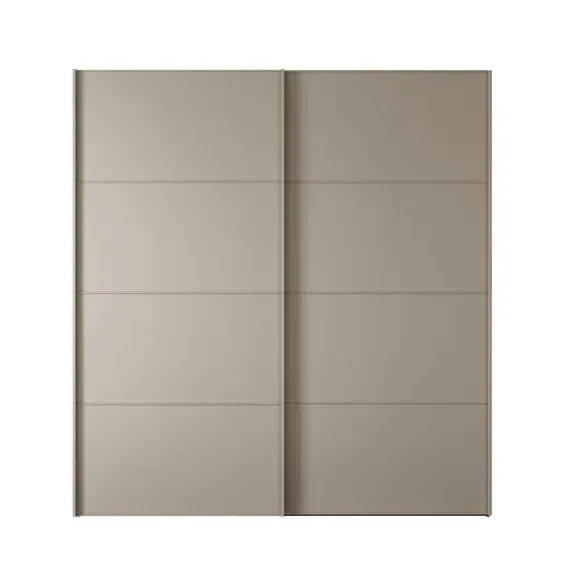 Sliding Wardrobe with Soft-Close Doors - Pebble