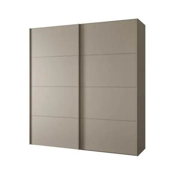 Sliding Wardrobe with Soft-Close Doors - Pebble
