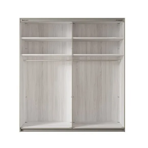 Sliding Wardrobe with Soft-Close Doors - Pebble
