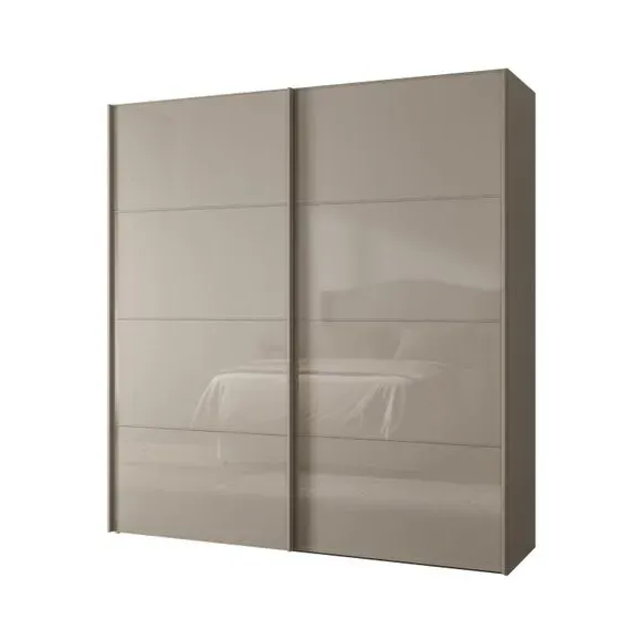 Sliding Wardrobe with Soft-Close Doors - Pebble