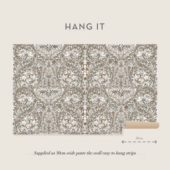 African Marigold Wall Mural - Natural