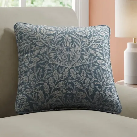 Acorn Cushion Cover - Indigo, Polycotton