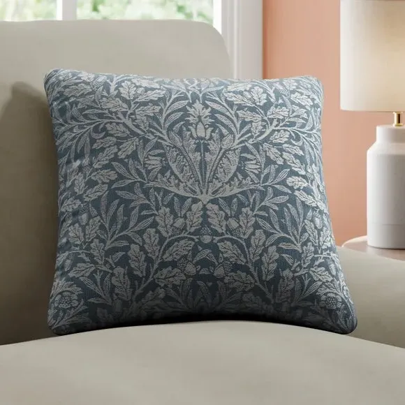 Acorn Cushion Cover - Indigo, Polycotton