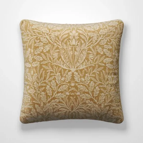 Acorn Cushion Cover - Ochre, Polycotton