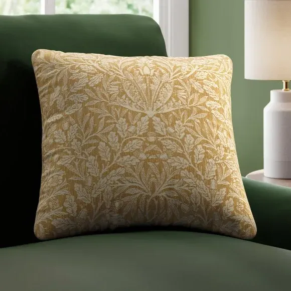 Acorn Cushion Cover - Ochre, Polycotton