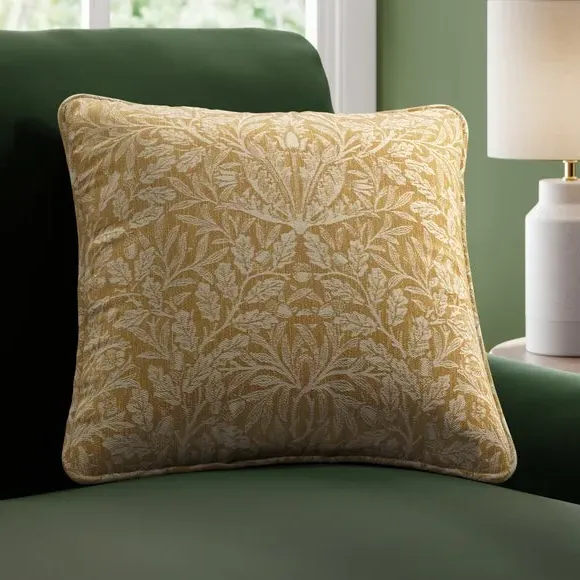 Acorn Cushion Cover - Ochre, Polycotton