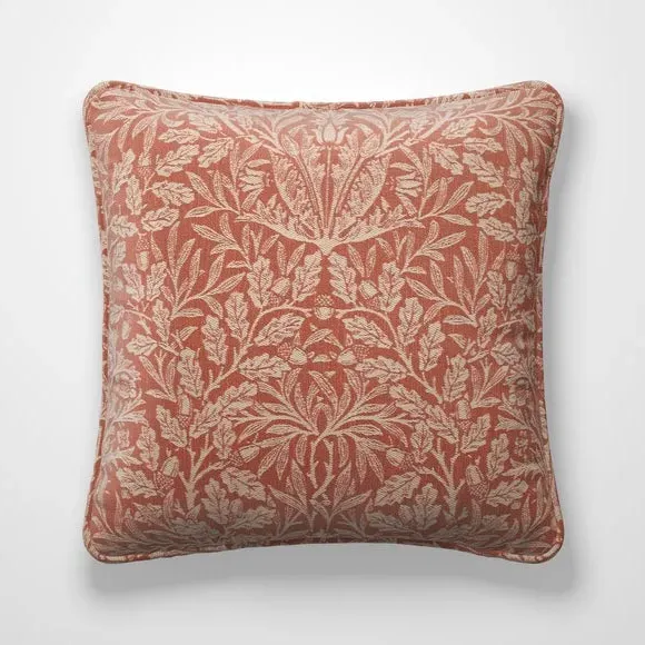Acorn Cushion Cover - Terracotta, Polycotton