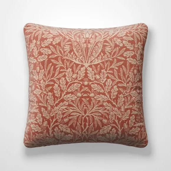 Acorn Cushion Cover - Terracotta, Polycotton