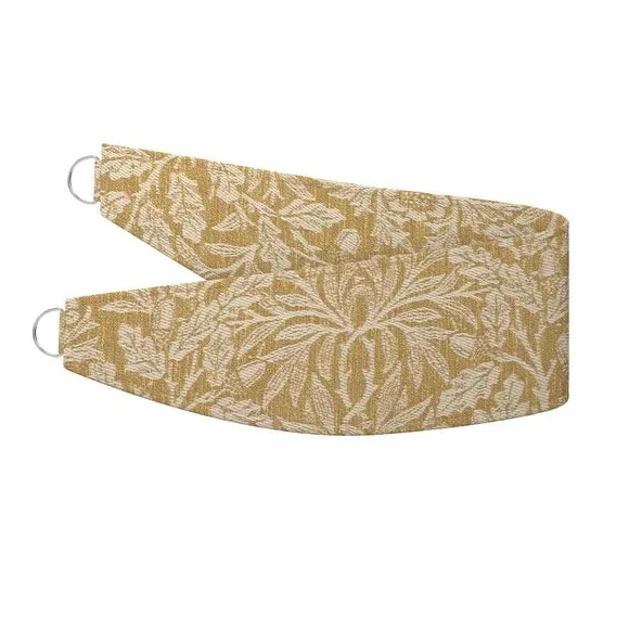 Acorn Pattern Curtain Tieback - Ochre, Polycotton