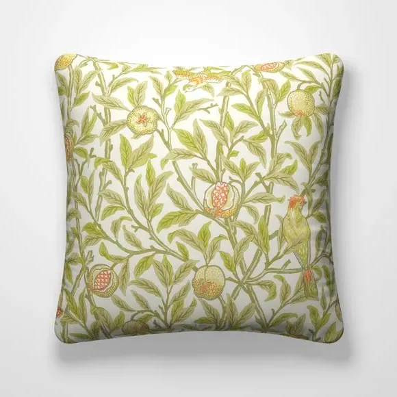 Bird & Pomegranate Cushion Cover - Pear