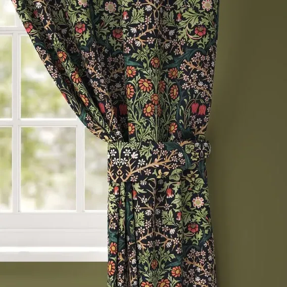 Blackthorn Curtain Tieback - Forest, Velvet