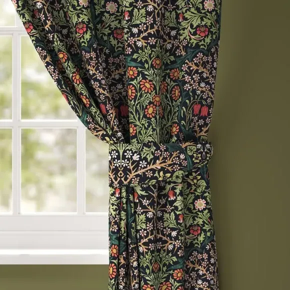 Blackthorn Curtain Tieback - Forest, Velvet