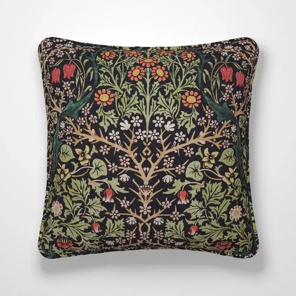Blackthorn Cushion Cover - Forest, Velvet