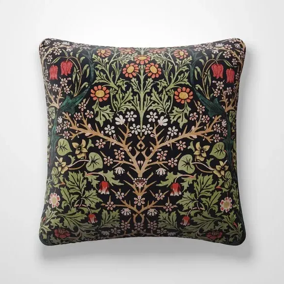 Blackthorn Cushion Cover - Forest, Velvet