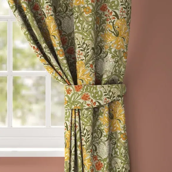 Curtain Tieback Arts & Crafts - Golden, Cotton image