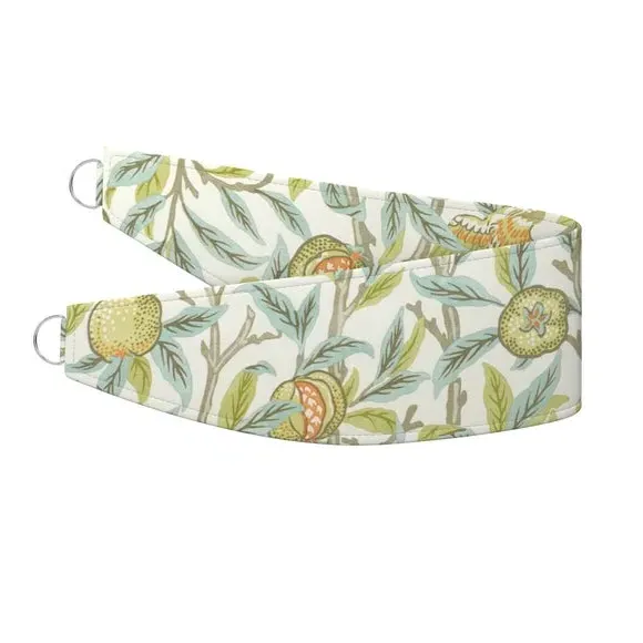 Curtain Tieback Bird & Pomegranate - Aqua
