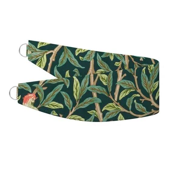 Curtain Tieback Bird & Pomegranate - Spruce