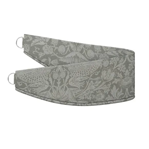 Curtain Tieback Made to Order - Charcoal, Cotton