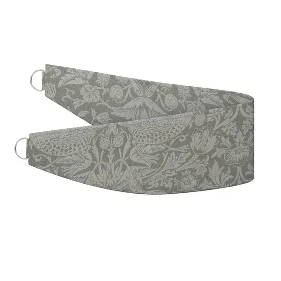 Curtain Tieback Made to Order - Charcoal, Cotton