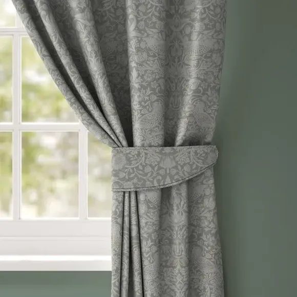 Curtain Tieback Made to Order - Charcoal, Cotton