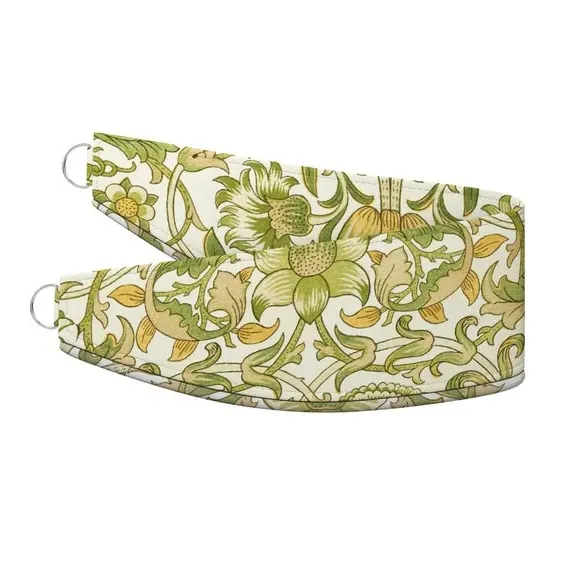 Curtain Tieback with Lodden Pattern - Aloe