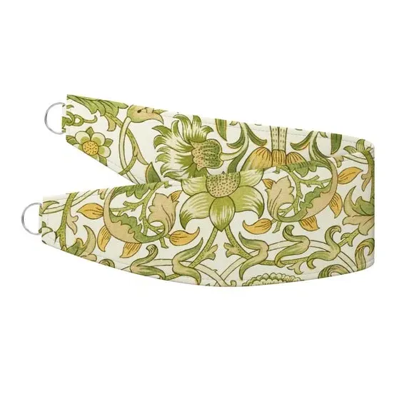 Curtain Tieback with Lodden Pattern - Aloe