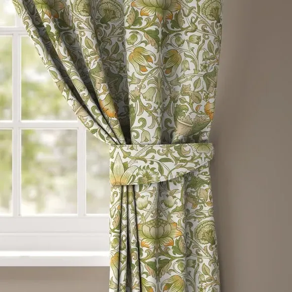 Curtain Tieback with Lodden Pattern - Aloe image