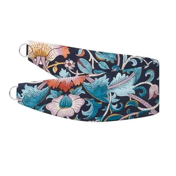 Curtain Tieback with Lodden Pattern - Dewberry, Velvet