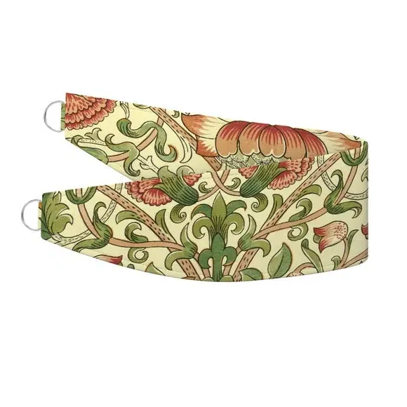 Curtain Tieback with Lodden Pattern - Strawberry