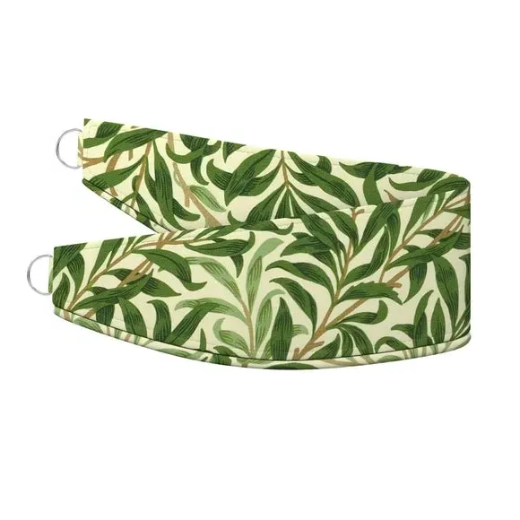 Curtain Tieback with Willow Pattern - Fern