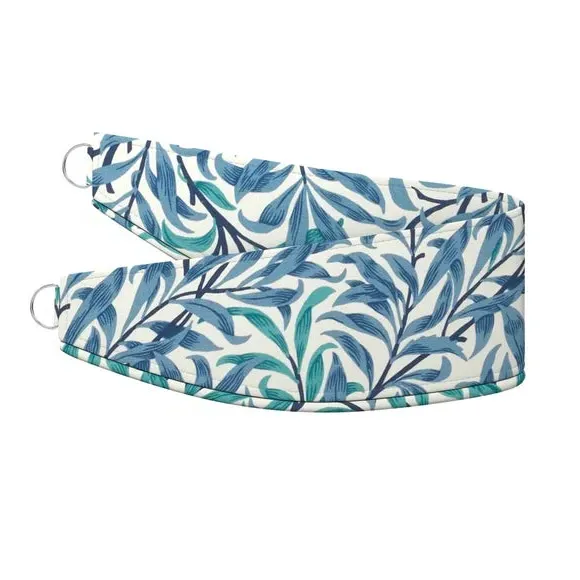 Curtain Tieback with Willow Pattern - Ink