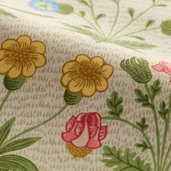 Embroidered Cushion Cover - Natural, Cotton
