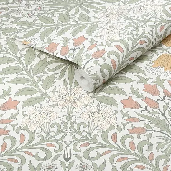 Floral Wallpaper Paste-the-Wall - Sage, Paper