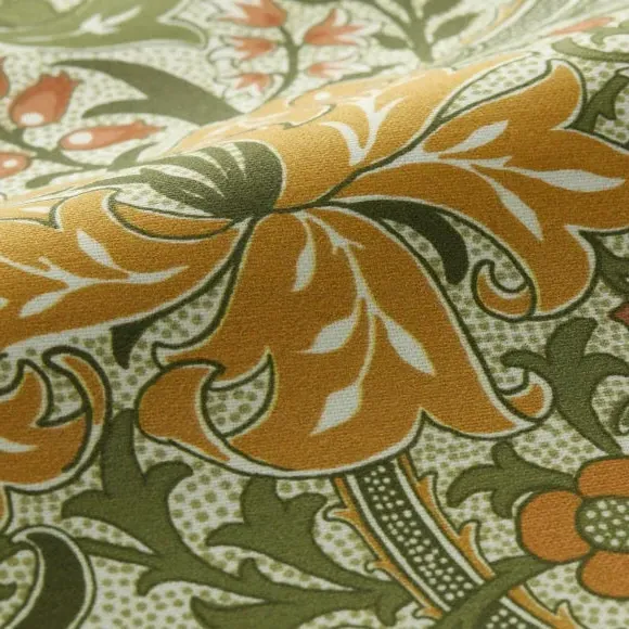 Golden Lilly Cushion Cover - Autumn, Cotton