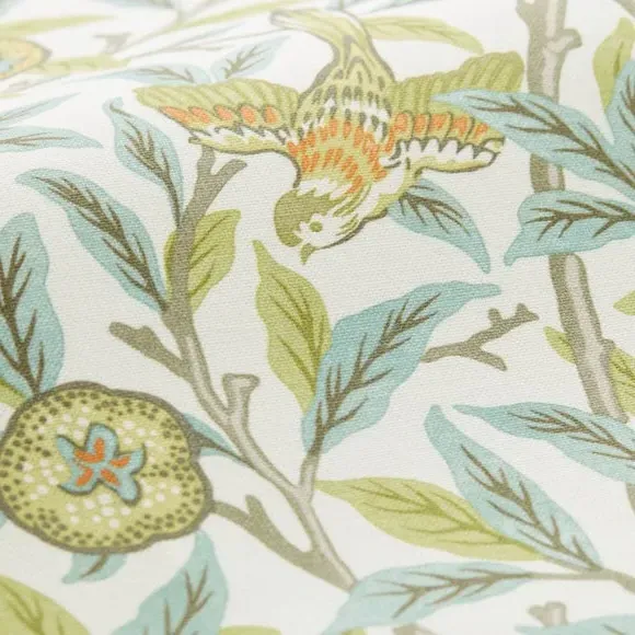 Made to Measure Curtains - Aqua, Bird & Pomegranate