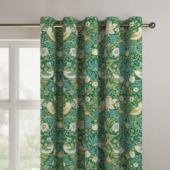 Made to Measure Curtains - Azure, Polyester