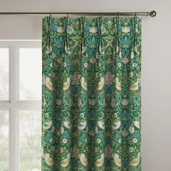 Made to Measure Curtains - Azure, Polyester