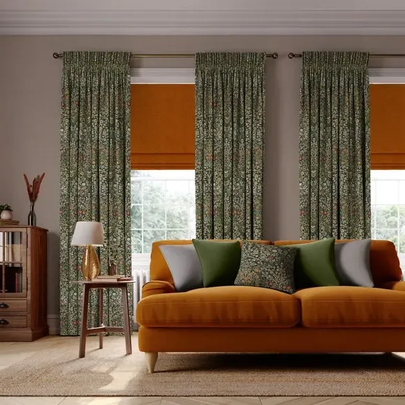 Made to Measure Curtains Blackthorn - Clay, Velvet