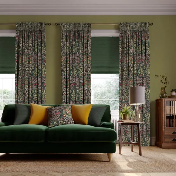 Made to Measure Curtains Blackthorn - Forest, Velvet